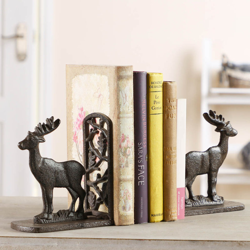 Metal Non-Skid Bookends