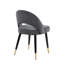 Chaise d'appoint rembourrée en velours Fitts-67078186