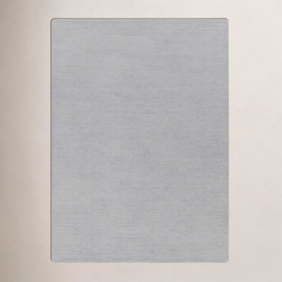Crowe Gray Hand-Loomed Wool Rug