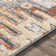 Jamieson Machine Woven Blue/Orange Area Rug