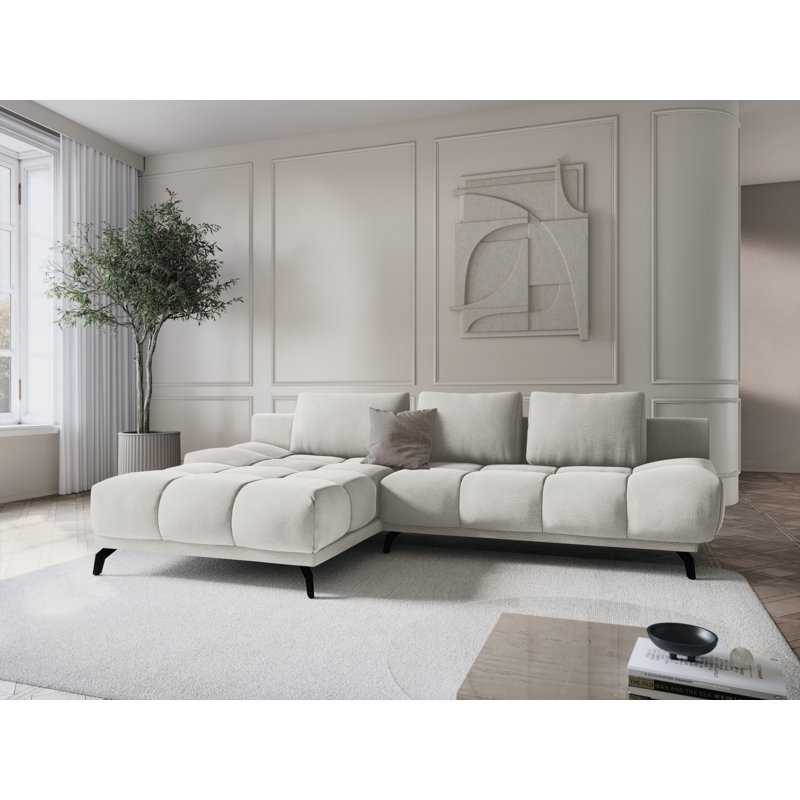 Cuthrell 5 Seater Sofa Bed, Light Beige, Left Hand Facing
