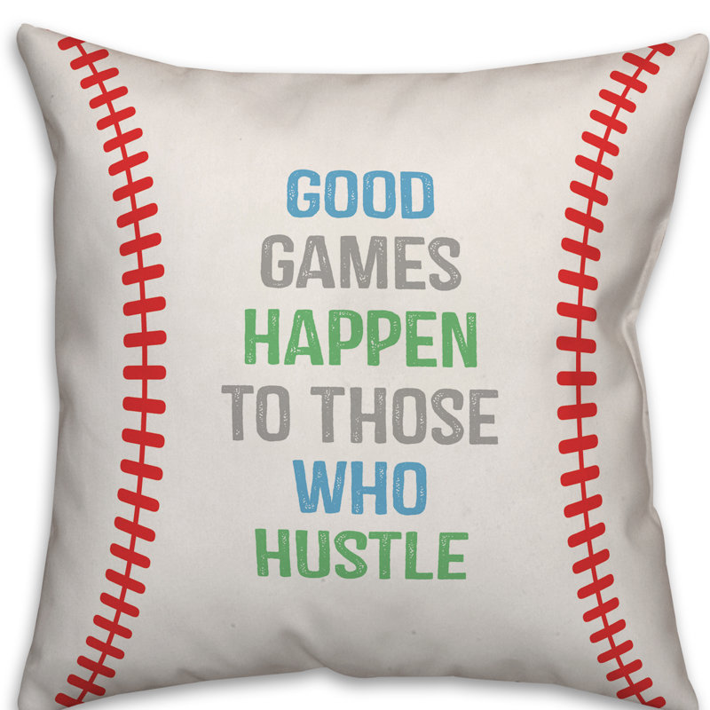 Textual Throw Pillow