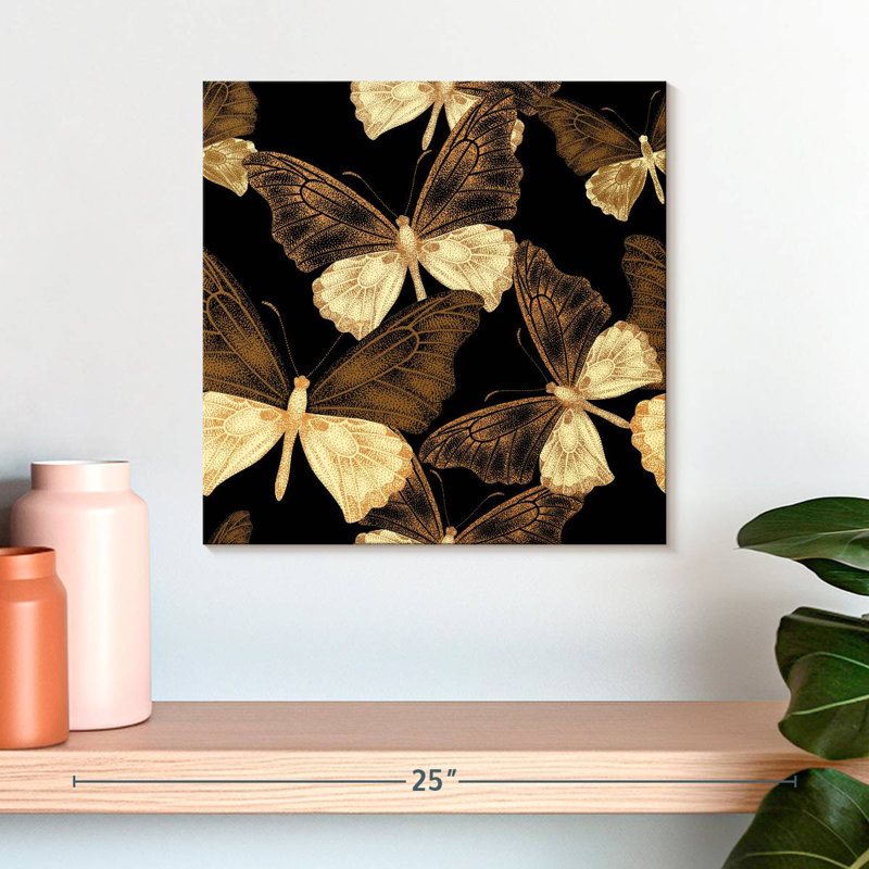 Brampt Butterfly Troupe, 16" H x 16" W