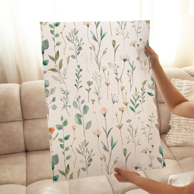 «Botanical Botanical Plants», impression d'art sans cadre, H 36 po x l 24 po
