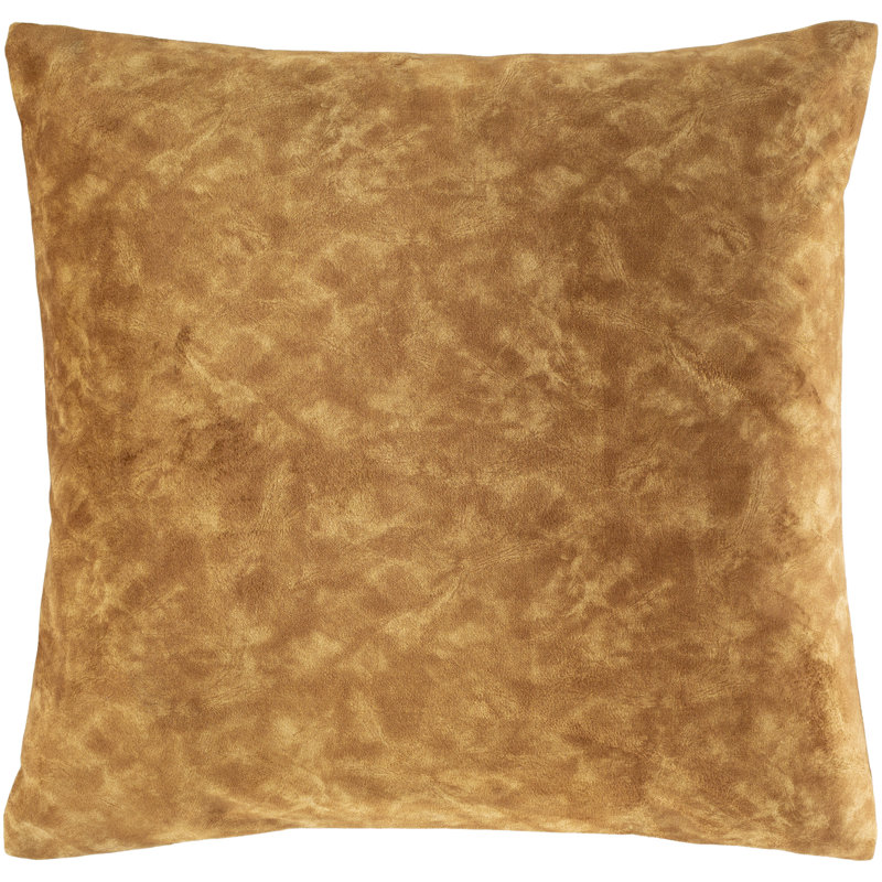 Khaelyn Throw Pillow, Polyester/Polyfill, Camel