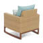 Chaise de patio avec coussins Sunbrella Tullio-51522194