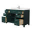 Beckett 54" Freestanding Single Bathroom Vanity with Cultured Marble Top-760643048-761096651-768606417