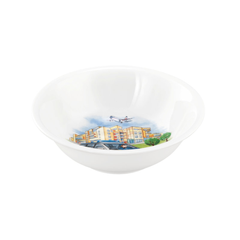 Compact 3 Piece Porcelain Dinnerware Set