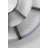 Snail Floating Shelf Silver/Grey