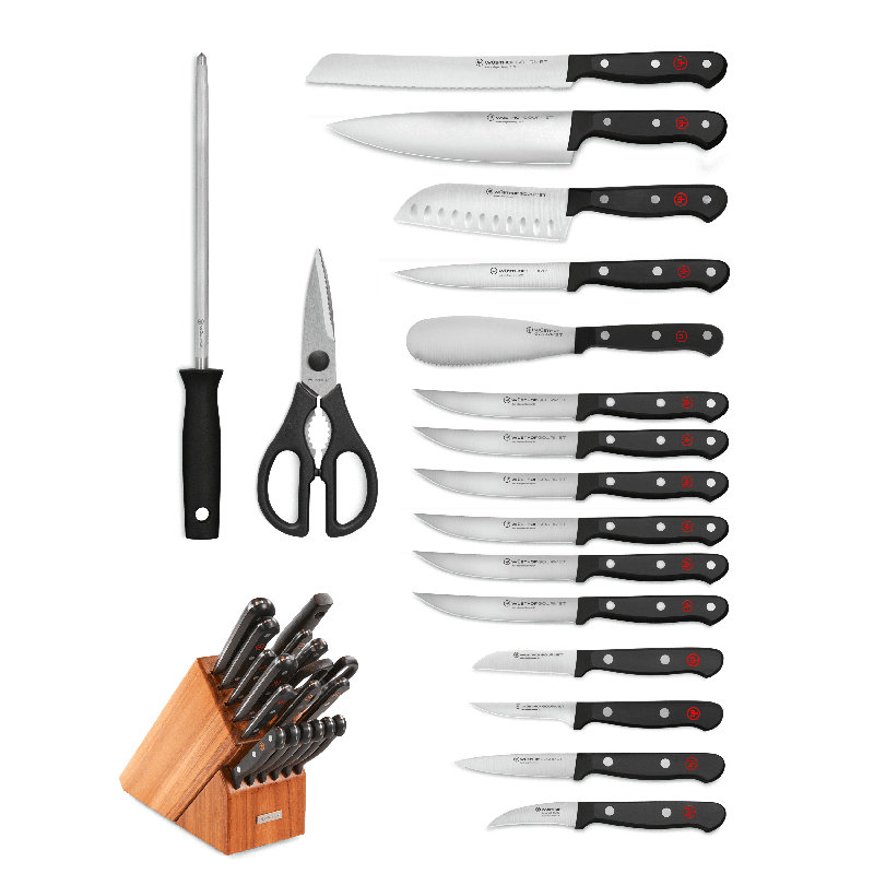 WÜSTHOF Gourmet 18-Piece Knife Block Set