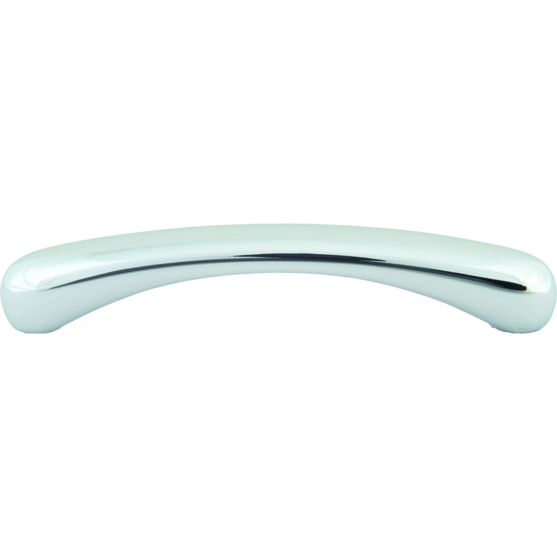 Polished Chrome Arch Bar Pull with Mounting Hardware