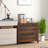 HOMCOM 2 Drawer File Cabinet With Lock, Lateral Filing Cabinet With Keys And Adjustable Hanging Bar For Letter, A4 And Legal Size, File Cabinet For Home Office, Brown