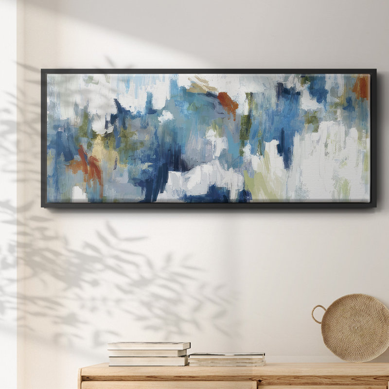 Color Falls - Framed Canvas, 24" H x 60" W