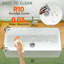 Très grand évier de ferme à tablier frontal en argile réfractaire 36 po x l 18 po pour évier de cuisine, évier simple blanc, 2 accessoires personnalisés inclus-122428203