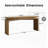 65" Long Farmhouse Entryway Sofa Table-106267557