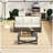 All-Weather Wicker Patio Conversation Set with Plush Cushions & Coffee Table-1387347270