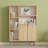 Sapphire Oak Bookshelf, 19.7 x 19.1 x 15.7 inches | 100% Melamine Coated Particle Board, Thickness: 0.7 inches | Sturdy Beech Wood Legs, Modern Scandinavian Design | Perfect for Home or Office Décor, Stylish Storage Solution-996770707