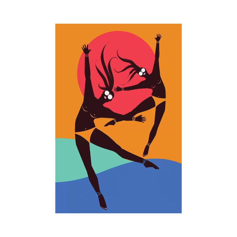 It’s a Vibe 1 Piece Wall Art on Canvas, 30.48cm H x 20.32cm W x 1.91cm D, Wrapped Canvas