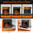 Aathyn 19.67'' W Black Electric Fireplace Insert