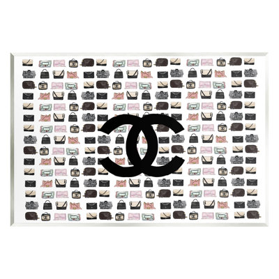 Art mural sur plaque Glam Purses par Amelia Noyes