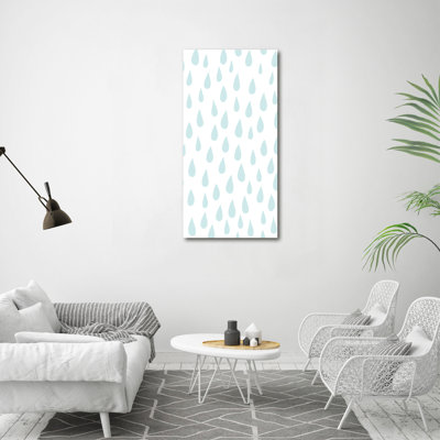 Droplets - Wrapped Canvas Print