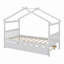Lit en bois avec couchette-536255761