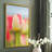 Twotone Tulip Framed Print - Solid Wood-578483270