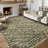  Washable Rugs for Living Room, Non Slip Low Pile Vintage Area Rugs for Bedroom, Stain Resistant Contemporary Foldable Neutral Soft Carpet, Indoor Distressed Floor Mats-798257902-804640064