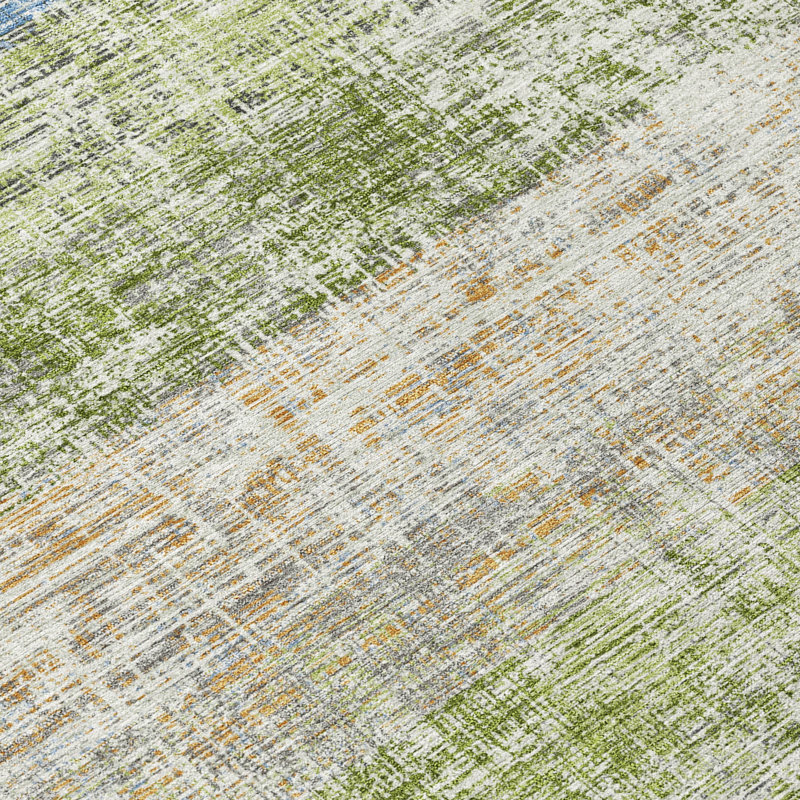 Machine Washable Indoor/Outdoor Kesler ACN2388 Stripes Rug, Rectangle 5' x 7'6"
