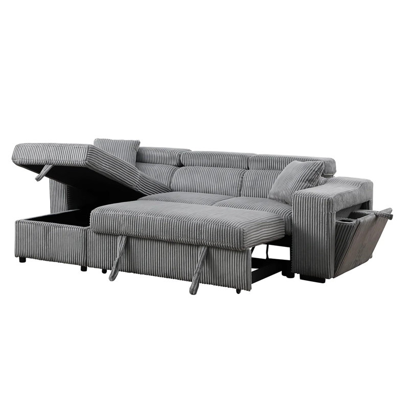 Canapé modulaire Ryzer, Tissu gris