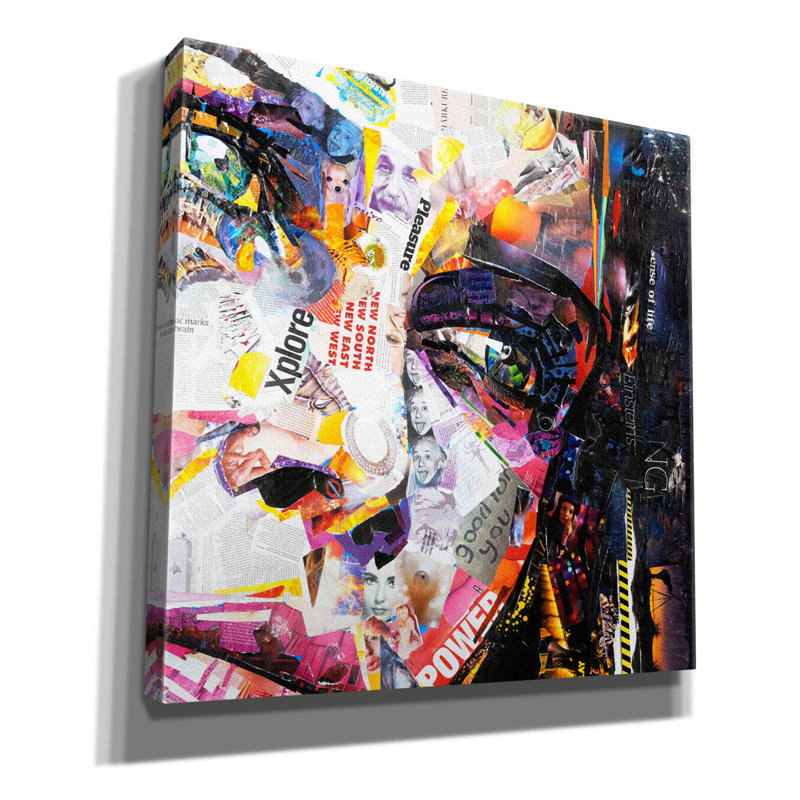 «Fashion» par Gray - reproduction sur toile tendue, H 18 po x l 18 po x P 0,75 po