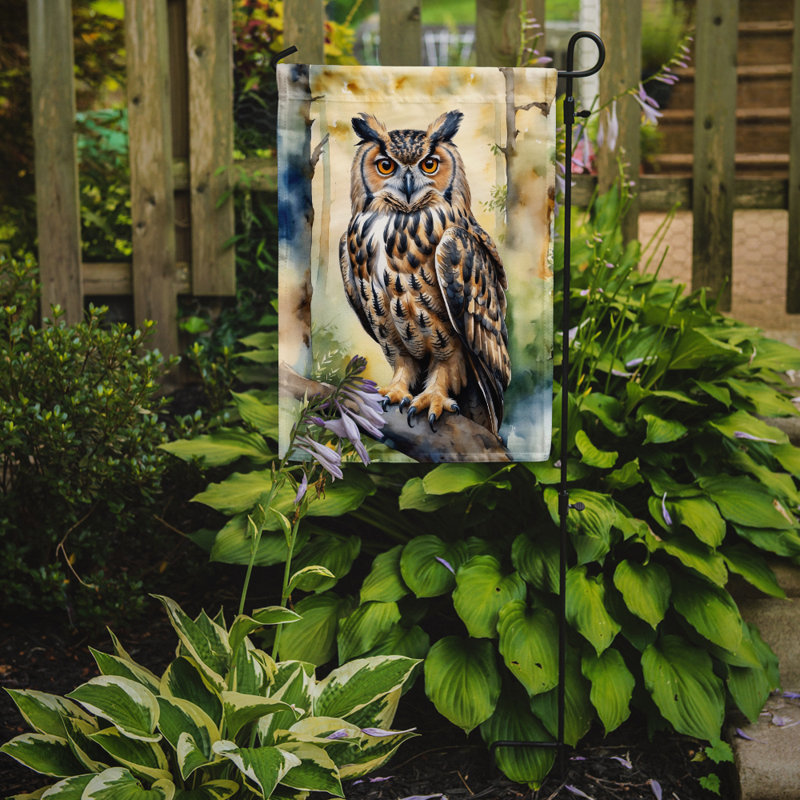 Drapeau de jardin, Eurasian Eagle Owl
