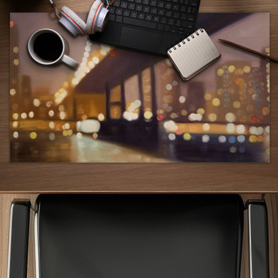 New-york at night - 14.00"x24.25" Desk mat
