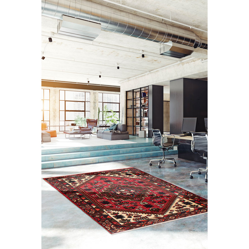 Tapis rouge Andelz 3 pi 3 po x 4 pi 9 po