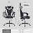 Gaming Chair With Footrest, High Back Gaming Chair