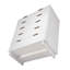 Commode 38 "Granville en blanc (5 tiroirs)-972194682