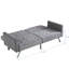 Lit convertible gris pour un espace de vie polyvalent avec structure en contreplaqué-1759173540