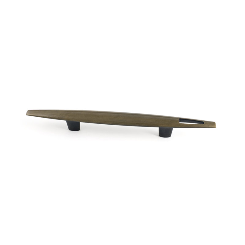 Tribal 6" Center to Center Bar Pull, Antique Brass