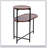 Small 2-Tier Modern Sofa Side Table With Wood Storage Shelf For Living Room, Walnut Brown-1502654223