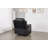 Luxury Faux Leather Recliner Chair with LED Lights – Manual Reclining Lounge Seat-251214248