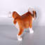 Statue de bouledogue en peluche grandeur nature