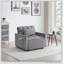 Canapé-lit convertible 3 en 1, inclinable, inclinable simple, convient aux petits espaces-108814348