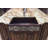 33" Hammered Copper Apron Front Single Basin Kitchen Sink w/ Scroll Design and Nickel Background