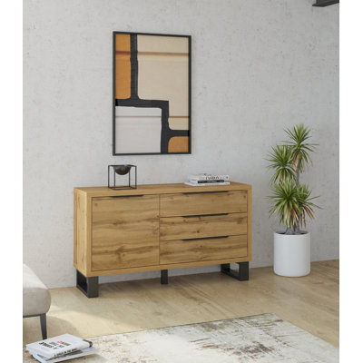 Nghiem Sideboard 145 Cm Wide 3 Drawer