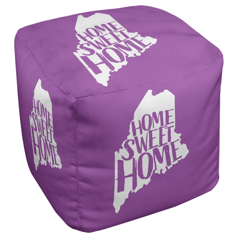 Repose-pieds à cubes pour le maine doux home, Violet