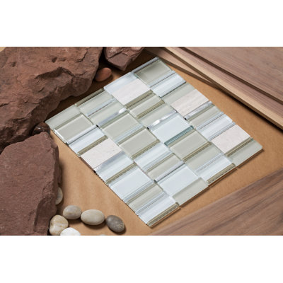 Carreau de mosaïque aléatoire pour mur et plancher en pierre naturelle / en métal Tallia