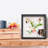 10"X10" Shadow Boxes Display Cases With Soft Linen Back Deep Wood Glass 3D Shadow Box Set For Wall And Tabletop Baby Sports, 2 Pack Black