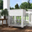 Serre de jardin avec roulettes et 2 portes compactes-1504329356