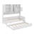 Wooden Daybed With Twin Size Trundle, And All-In-One Cabinet And Shelf-798391633-798391632