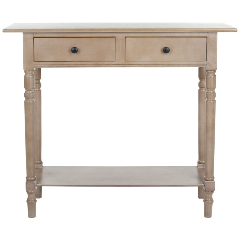 Console 2 tiroirs Barrackville, Brun clair
